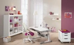 PAIDI Kinder- und Jugenddrehstuhl Yvo | Brombeer / Weiß