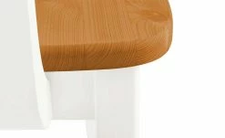 maison bleue Holzstuhl massiv Florian | Weiß / bernsteinfarben Ja -Stühle Verkäufe 2022 11300769 7 202108131411