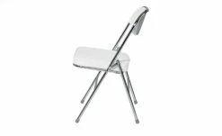 Klappstuhl Kunstleder Chrom Florian | weiß -Stühle Verkäufe 2022 11303836 4 201811271500