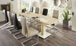 Woodford Kunstleder-Schwingstuhl Thea | Schlamm (Beige)