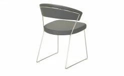 Connubia Kufenstuhl Leder New York | Grau -Stühle Verkäufe 2022 11308559 7 202110201248