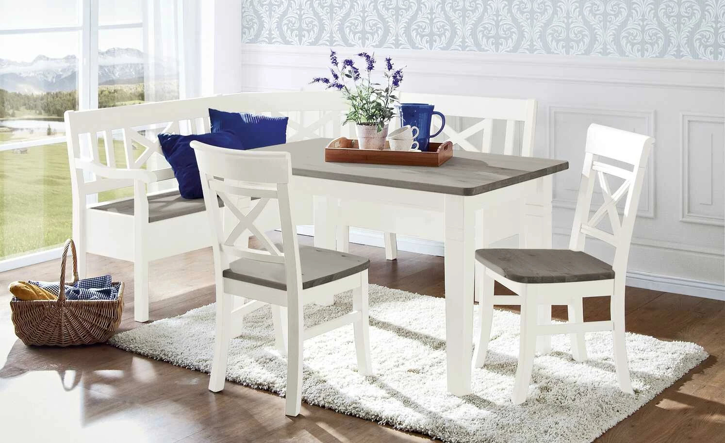 maison bleue Holzstuhl massiv Florian maison bleue Holzstuhl massiv Florian | Weiß / Grau Nein -Stühle Verkäufe 2022 11309775 5 202108131411