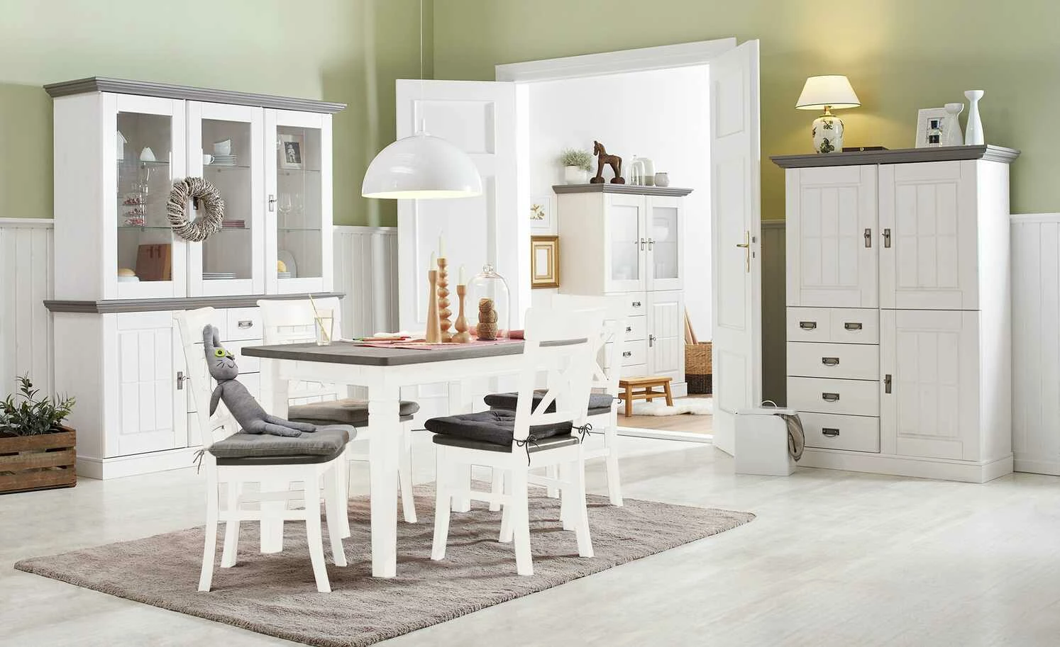 maison bleue Holzstuhl massiv Florian maison bleue Holzstuhl massiv Florian | Weiß / Grau Nein -Stühle Verkäufe 2022 11309775 6 202108131411