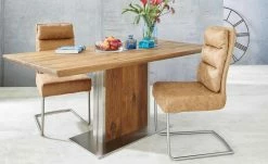 Schwingstuhl Tamme | Cognac-Braun silberfarben -Stühle Verkäufe 2022 12301169 2 201811271514