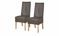 Polsterstuhl 2er Set Buche braun Marlon
