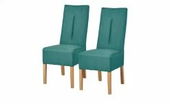 Polsterstuhl 2er Set Buche petrol Marlon