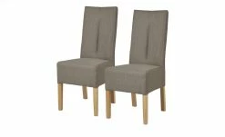 Polsterstuhl 2er Set Buche taupe Marc