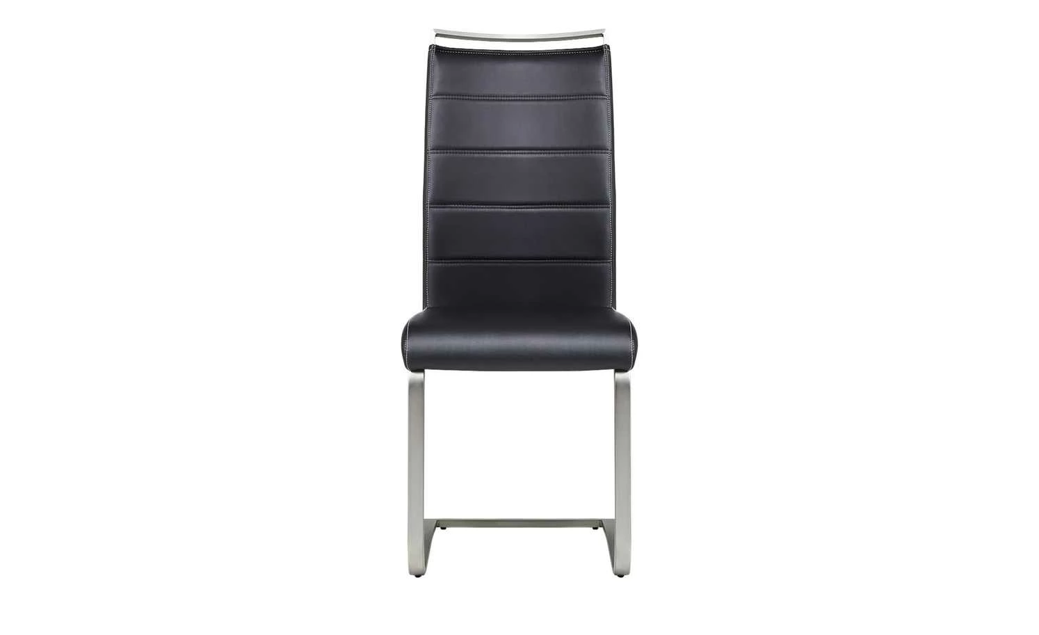 uno Kunstleder-Freischwinger Edita uno Kunstleder-Freischwinger Edita | Schwarz -Stühle Verkäufe 2022 12303001 3 201901221122