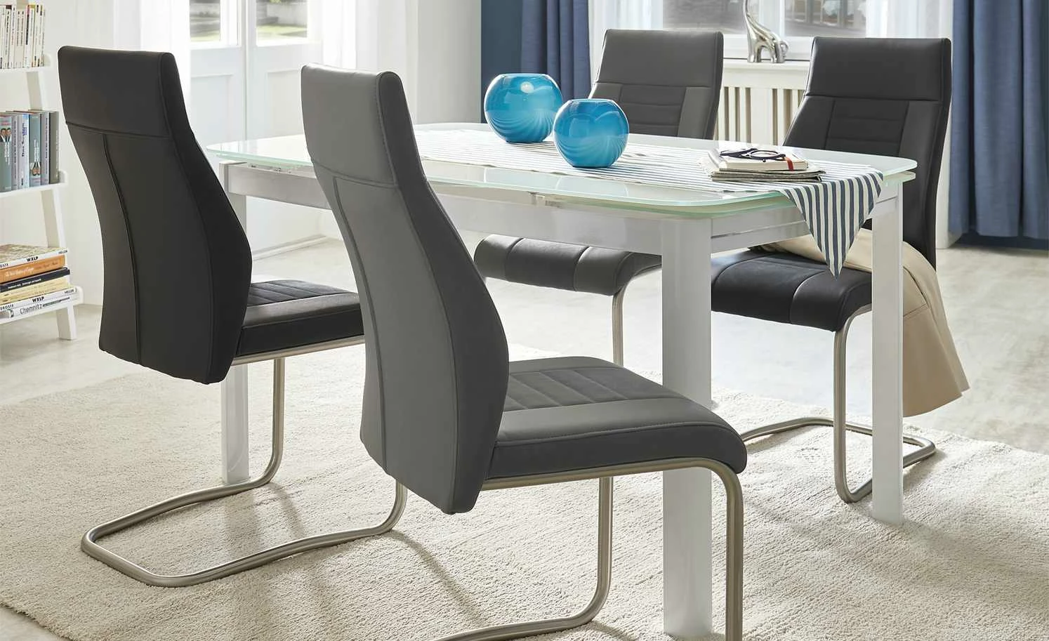 uno Kunstleder-Schwingstuhl Leno uno Kunstleder-Schwingstuhl Leno | Nein Schwarz -Stühle Verkäufe 2022 12306089 2 201811271517