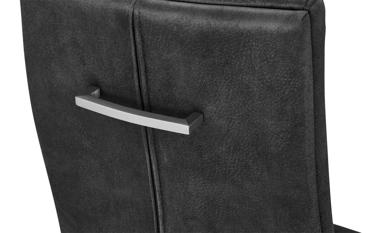 Polsterschwingstuhl Valas Polsterschwingstuhl Valas | Schwarz Längsnaht am Rücken -Stühle Verkäufe 2022 12309476 2 202102252235