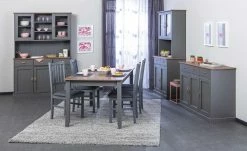 Stuhl, 2er-Set Muslone | Grau