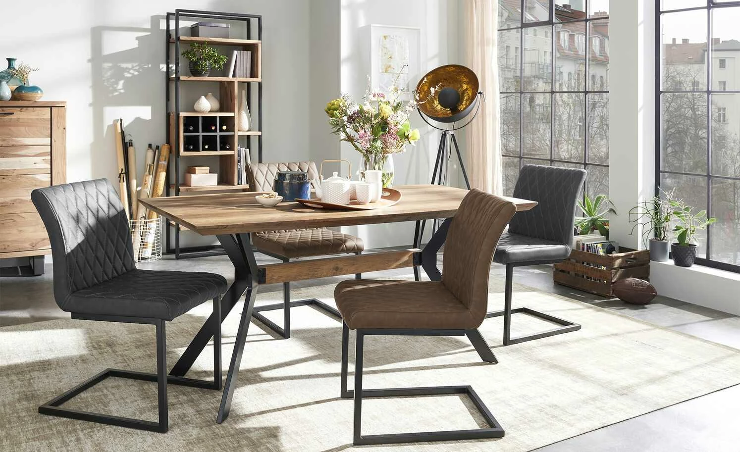 uno Kunstleder-Freischwinger Lisa uno Kunstleder-Freischwinger Lisa | Grau Nein -Stühle Verkäufe 2022 13302719 2 202105031235