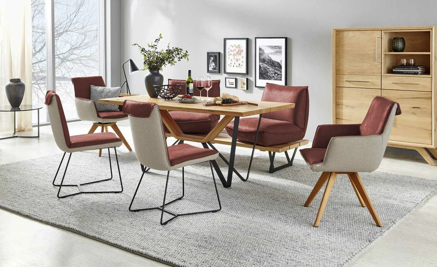 KOINOR Armlehnstuhl Leder Schwof KOINOR Armlehnstuhl Leder Schwof | Chilli (Rot) / Beige Ja -Stühle Verkäufe 2022 13304443 8 202109092232