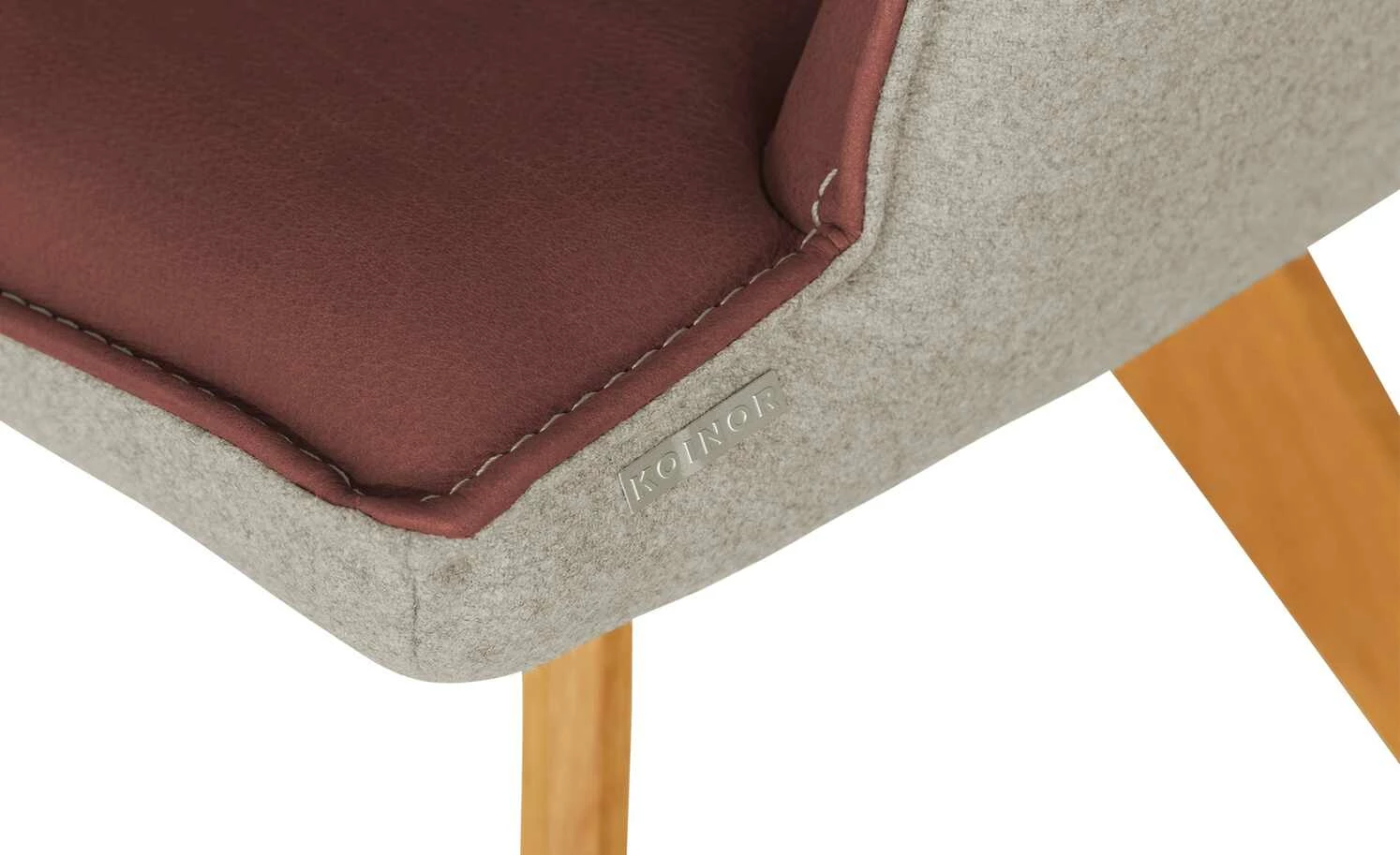 KOINOR Armlehnstuhl Leder Schwof KOINOR Armlehnstuhl Leder Schwof | Chilli (Rot) / Beige Nein -Stühle Verkäufe 2022 13304444 8 202109092232