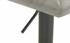 Barhocker MyToby | Lichtgrau Schwarz eckiger Bodenteller -Stühle Verkäufe 2022 13304602 5 202005052236