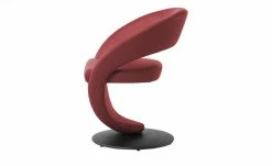 Leder-Drehstuhl Kingsman | Rot Rund -Stühle Verkäufe 2022 13305148 5 202102262235