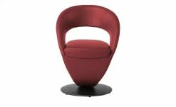 Leder-Drehstuhl Kingsman | Rot Rund -Stühle Verkäufe 2022 13305148 8 202102262235