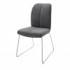 Stuhl SigNature Two | Kufenstuhl Nein Grau Edelstahl