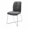 Stuhl Sema | Kufenstuhl mit X-Gestell Nein Grau Edelstahl