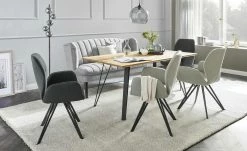 Armlehnstuhl Merlot | Silver (Hellgrau) Nein