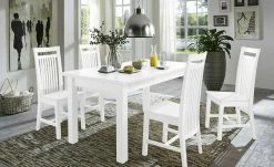 maison bleue Holzstuhl Bendix | Weiß