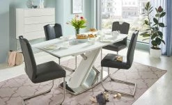 uno Kunstleder-Schwingstuhl Sean | Grau