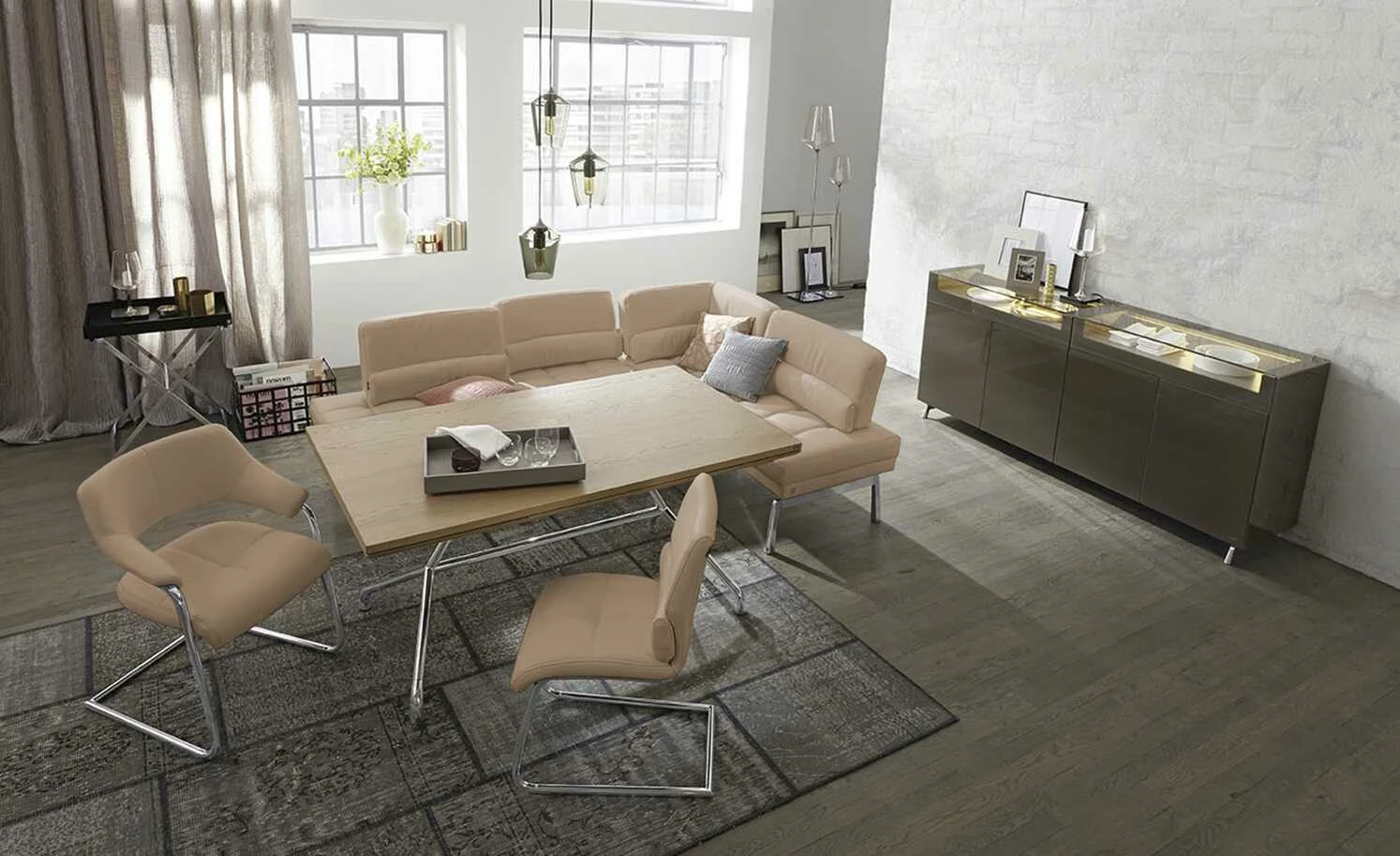 JOOP! Leder-Schwingstuhl Loft JOOP! Leder-Schwingstuhl Loft | Earth (Hellbraun) -Stühle Verkäufe 2022 13313748 6 202104202233