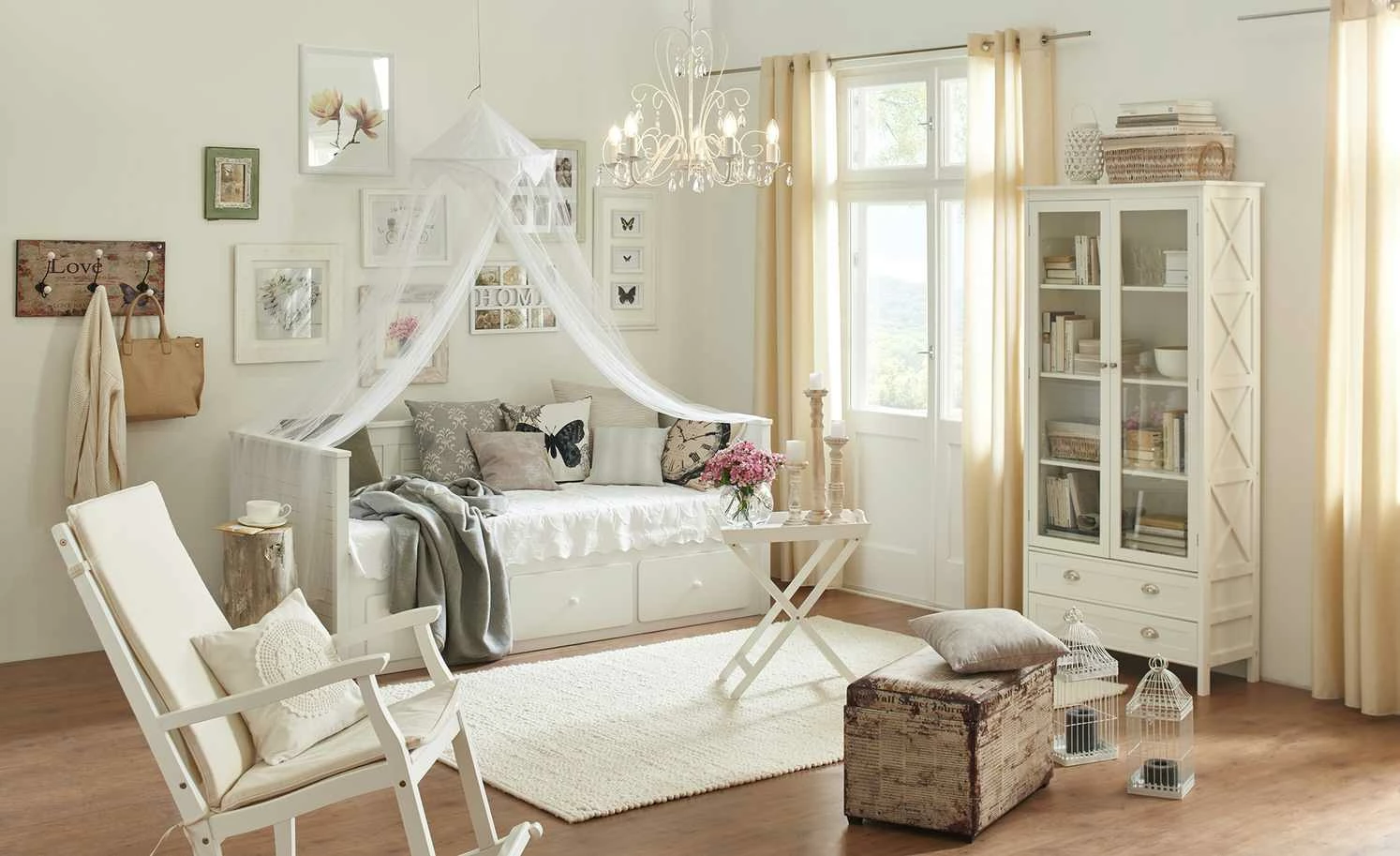 Schaukelstuhl aus Akazienholz Tobi Schaukelstuhl aus Akazienholz Tobi | Weiß -Stühle Verkäufe 2022 13315978 4 201811271500