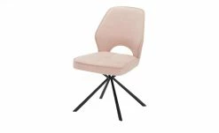 Polsterstuhl Lene | Rosa / Schwarz Nein