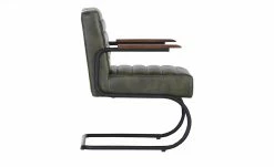 Leder Schwingstuhl mit Armlehne Buff | Khakigrün -Stühle Verkäufe 2022 13348954 5 202204012239