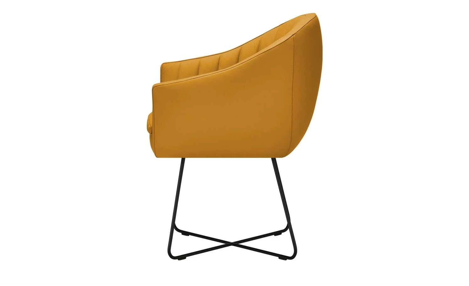 Berger & Rath Kufenstuhl Leder Lanx Berger & Rath Kufenstuhl Leder Lanx | Mustard (Senfgelb) -Stühle Verkäufe 2022 14302234 7 202102151237