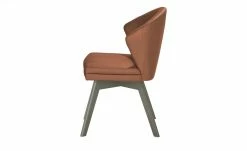 Berger & Rath Leder-Polsterstuhl Arcu | Cognac (Orange - Braun) Londra (Hellgrau) -Stühle Verkäufe 2022 14302315 2 202101262257