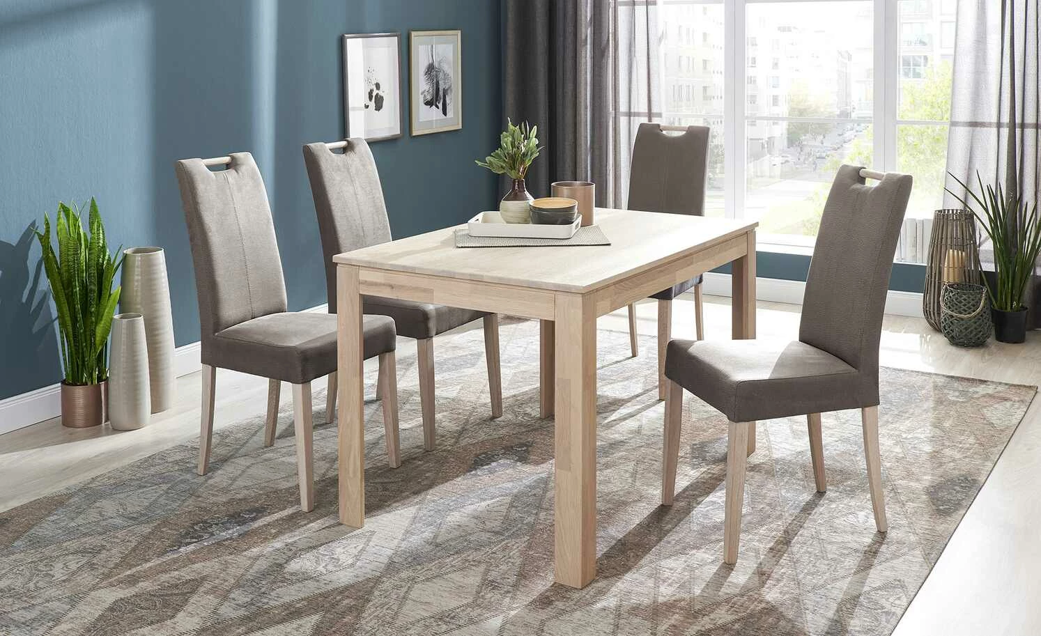 Woodford Polsterstuhl mit Griff Gabi 4 Woodford Polsterstuhl mit Griff Gabi 4 | Taupe (Beige) Eiche Sonoma -Stühle Verkäufe 2022 14302578 6 202207291311