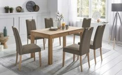 Woodford Polsterstuhl mit Griff Gabi 4 | Walnut (Braun) Buche