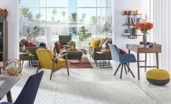 smart Armlehnstuhl Bastian | Blau