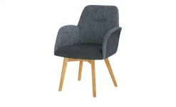 Woodford Polsterstuhl mit Armlehne Melba | Nachtblau Nein