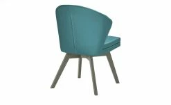 Berger & Rath Leder-Polsterstuhl Arcu | Turquise (Türkis) Londra (Hellgrau) -Stühle Verkäufe 2022 14305421 5 202101262257