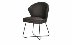 Berger & Rath Kunstleder-Kufenstuhl Arcu | Braun