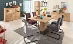 uno Polsterschwingstuhl Malta | Dunkelgrau