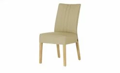 Gray & Jones Polsterstuhl Black Coast Two | Rücken mit Längsnähten Sand (Beige)