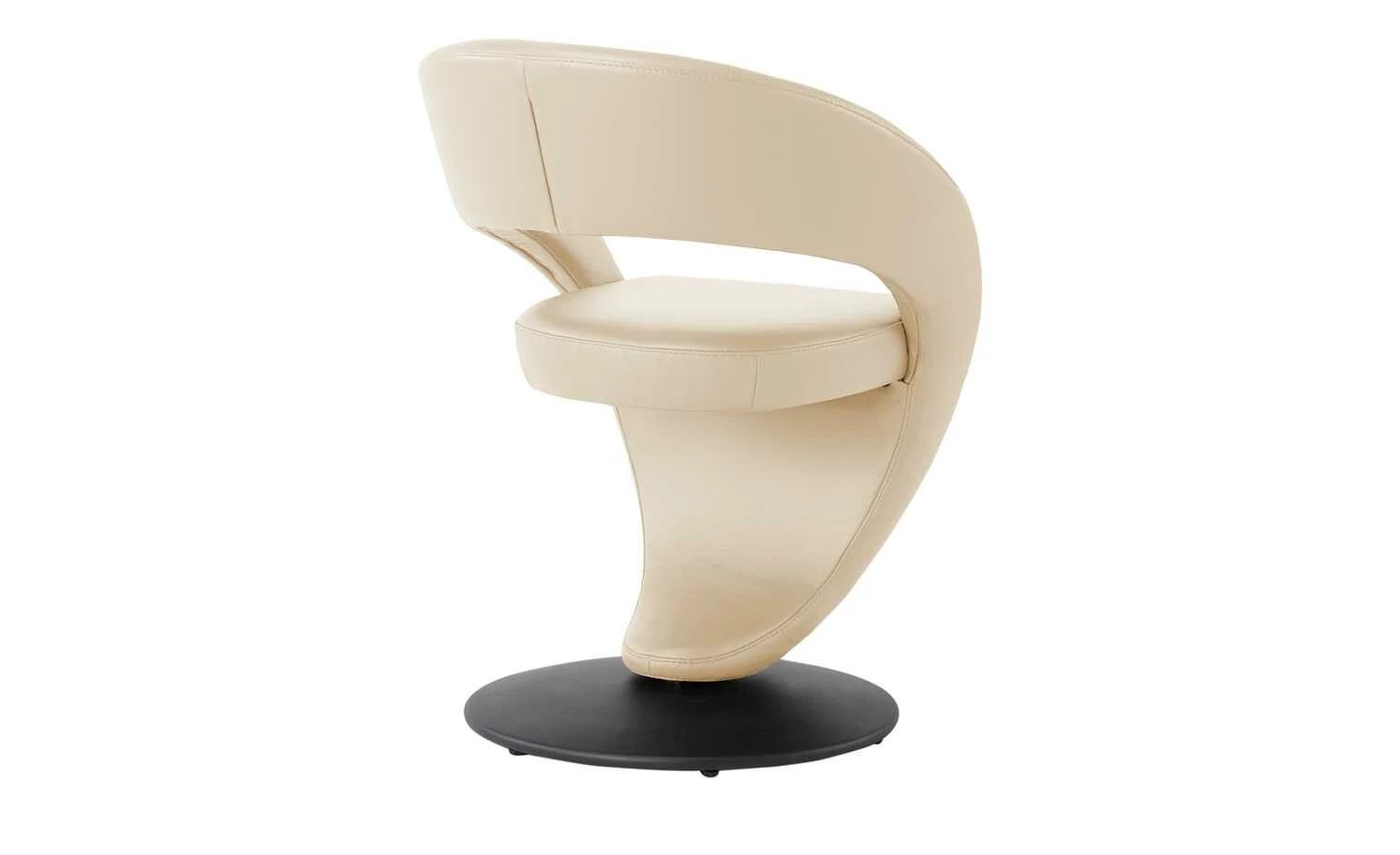 Leder-Drehstuhl Kingsman Leder-Drehstuhl Kingsman | Rahm (Beige) Rund -Stühle Verkäufe 2022 14306182 1 202102262235