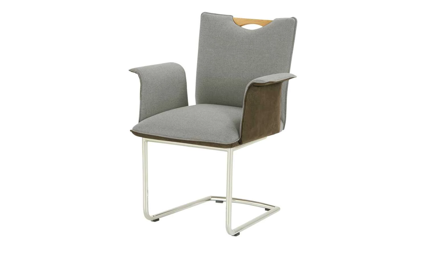 Wohnwert Polsterstuhl mit Armlehne Scandio Wohnwert Polsterstuhl mit Armlehne Scandio | Steel (Hellgrau) / Dunkelbraun -Stühle Verkäufe 2022 14306263 6 202011302238