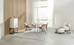 JOOP! Chenille-Schalenstuhl Wires | Rose