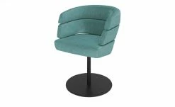 JOOP! Polster-Drehsessel Curves | Petrol Drehstuhl