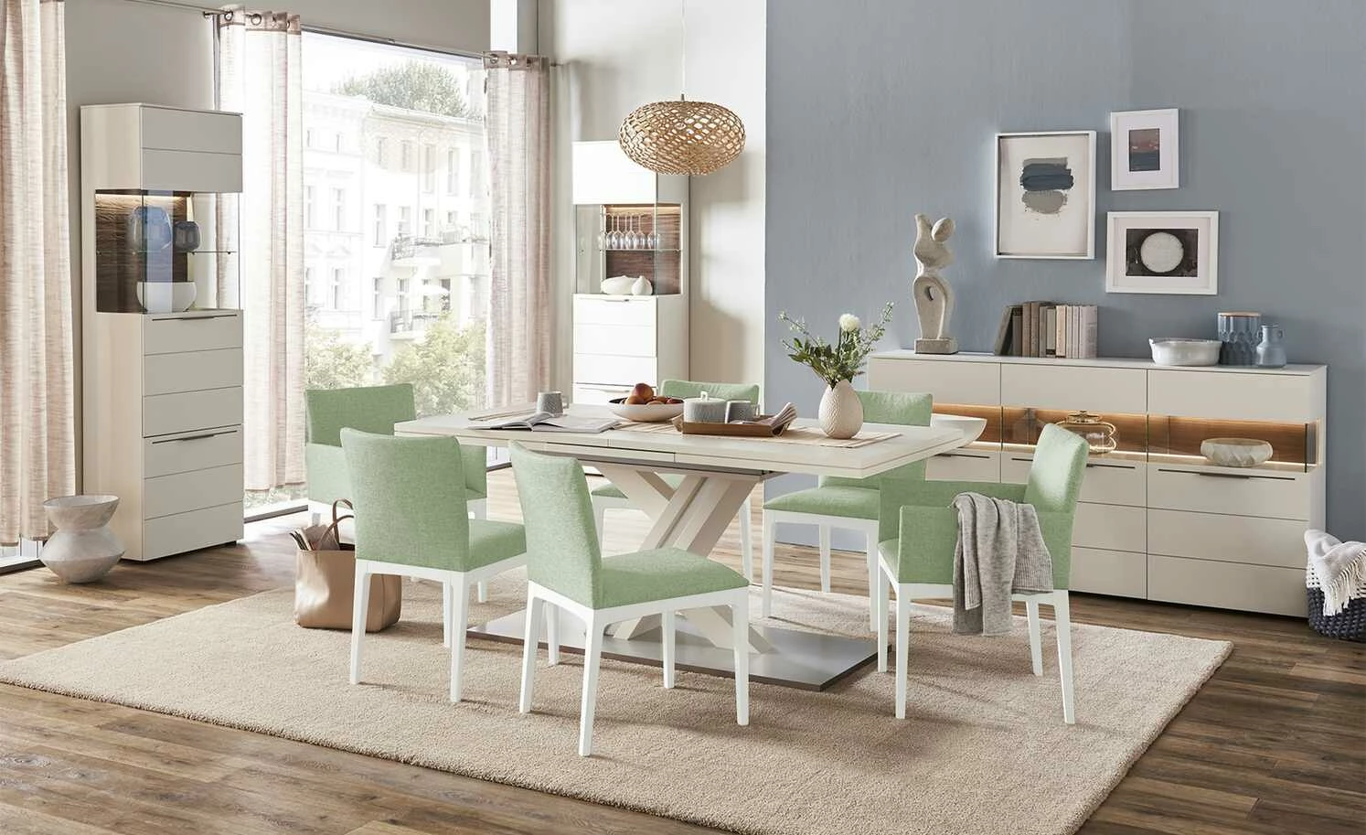 Berger & Rath Polsterstuhl Bono Berger & Rath Polsterstuhl Bono | Grün Weiß-Creme Ja -Stühle Verkäufe 2022 14307193 2 202102111235