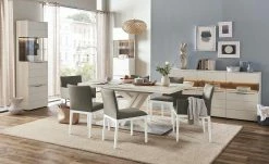 Berger & Rath Polsterstuhl Bono | Braun Weiß-Creme Ja