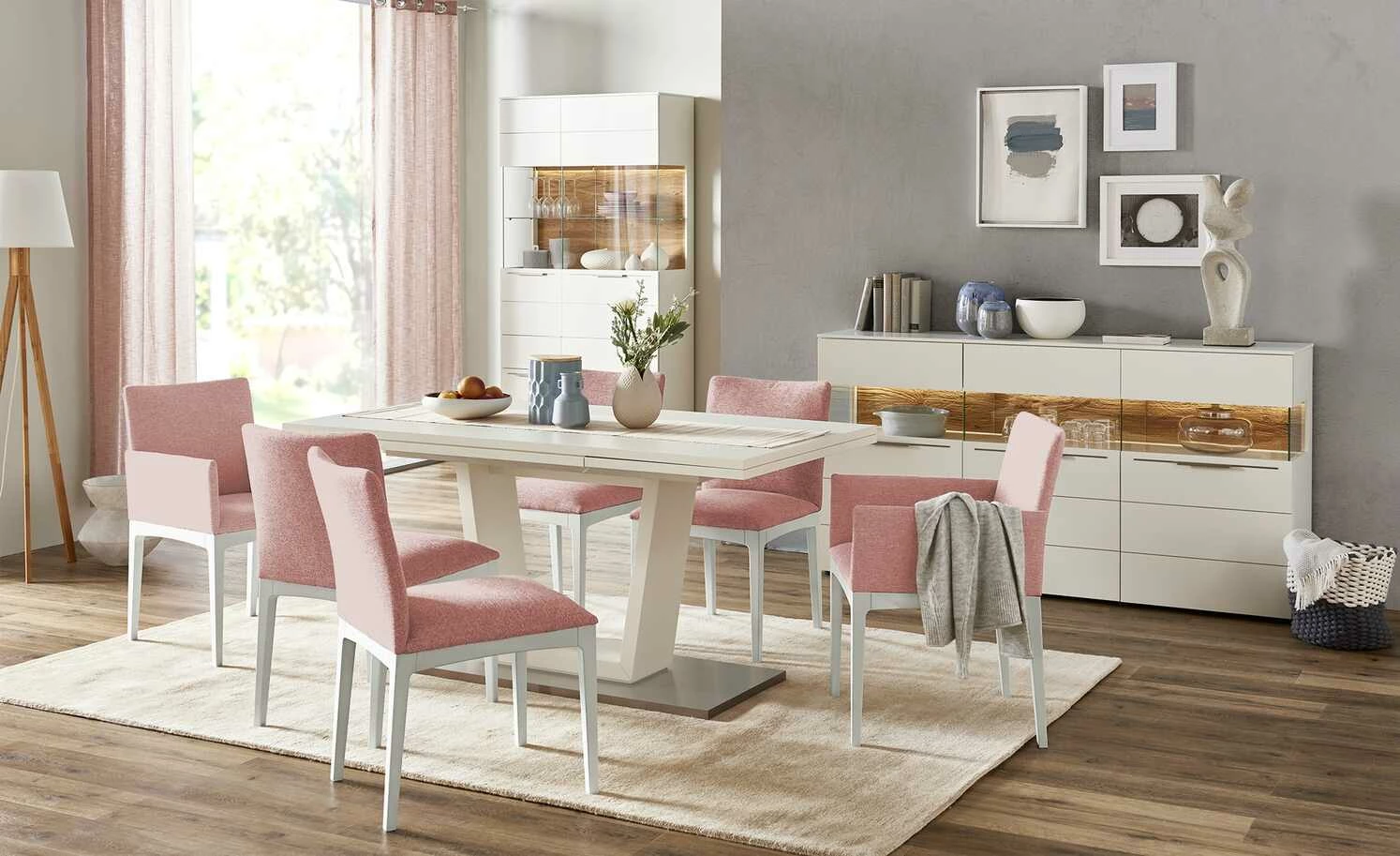 Berger & Rath Polsterstuhl Bono Berger & Rath Polsterstuhl Bono | Salmon (Rosa) Weiß-Creme Nein -Stühle Verkäufe 2022 14307211 1 202102111235