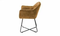 Polsterstuhl mit Armlehne Anna | Curry ( Gelb - Orange) -Stühle Verkäufe 2022 14307448 3 202101082255