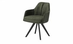 Woodford Polsterstuhl mit Armlehne Milan | Rain Forest (Grün) Schaumstoff