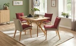 Woodford Polsterstuhl Sunna | Kombi Rosso (Rot / Beige)